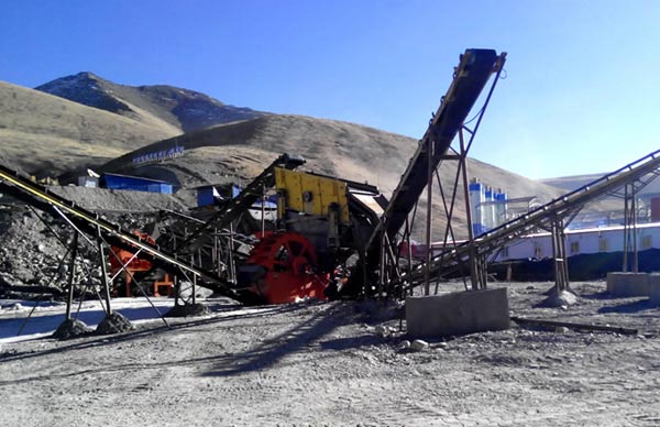 洗砂機(jī)現(xiàn)場圖