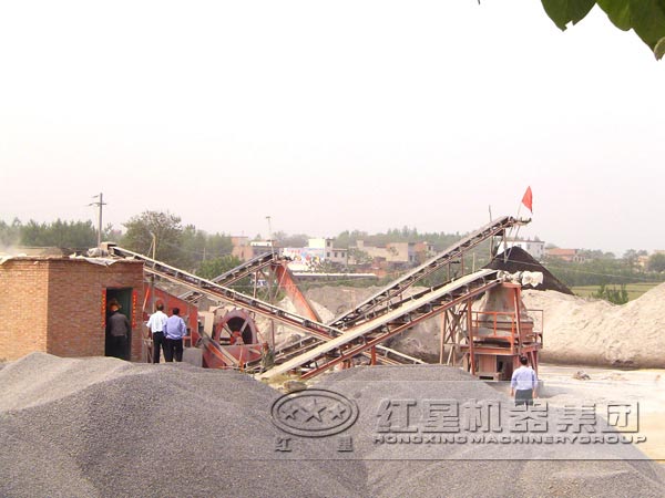 制砂機客戶生產現場
