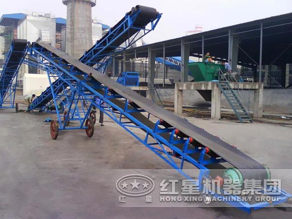 膠帶輸送機現場 膠帶輸送機現場