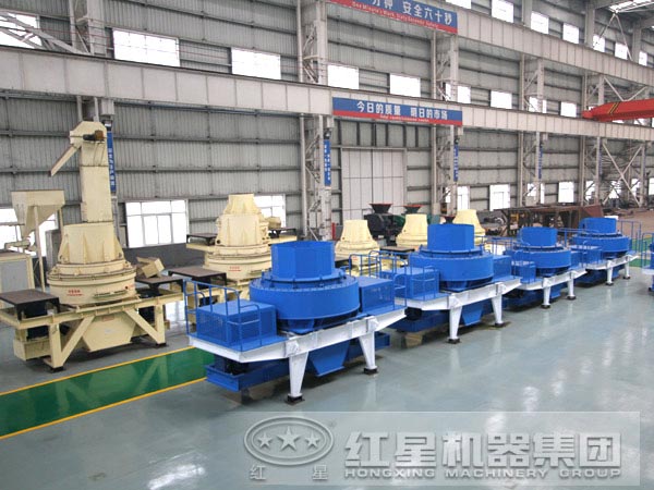 時產150噸河卵石制砂機生產線