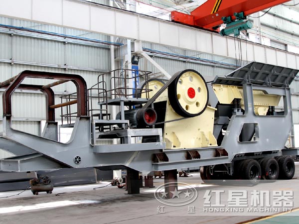 車載移動(dòng)鄂式碎石機(jī) 車載移動(dòng)鄂式碎石機(jī)