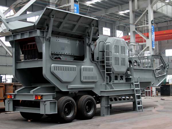 顎式移動破碎站生產車間