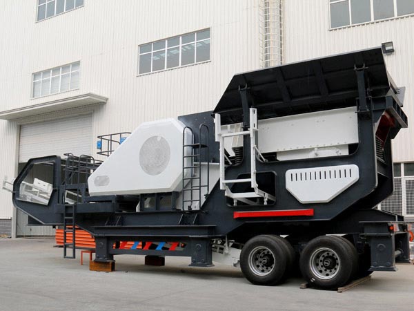 時產150噸顎式移動破碎站