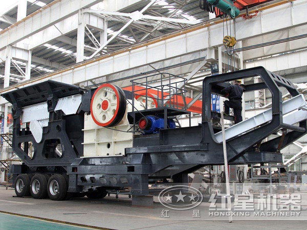 顎式車載流動破石子機 顎式車載流動破石子機