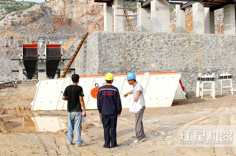 紅星師傅為客戶搭建生產線現場實拍 紅星師傅為客戶搭建生產線現場實拍
