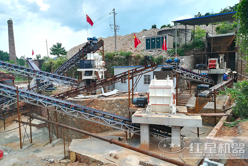 固定式混凝土破碎設備生產現場實拍圖 固定式混凝土破碎設備生產現場實拍圖