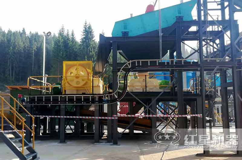 球磨制砂機前兩道破碎機