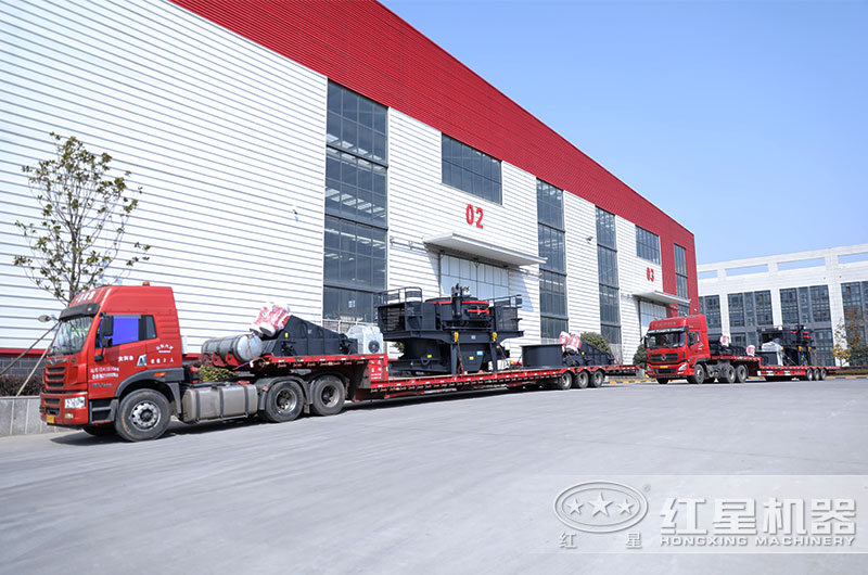 紅星石英砂設備發貨