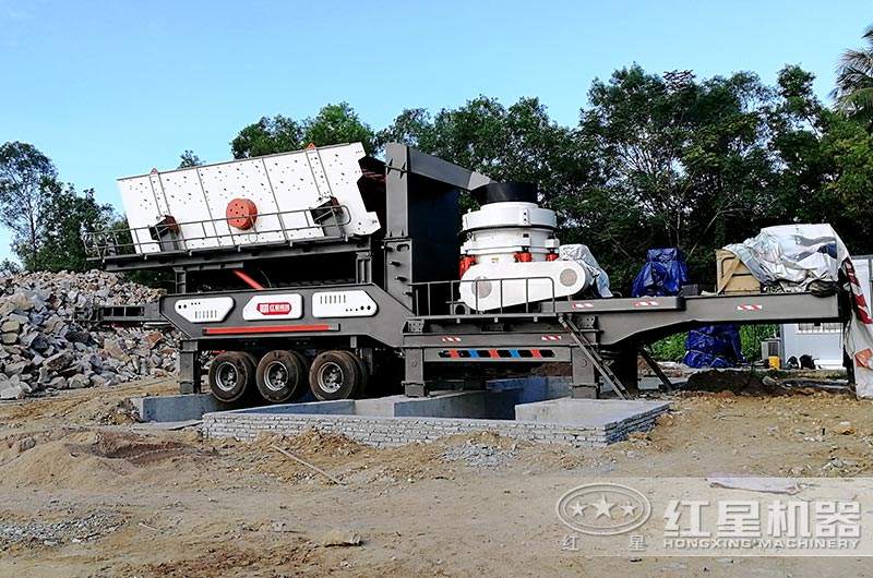 移動式制砂機現場實拍圖 移動式制砂機現場實拍圖