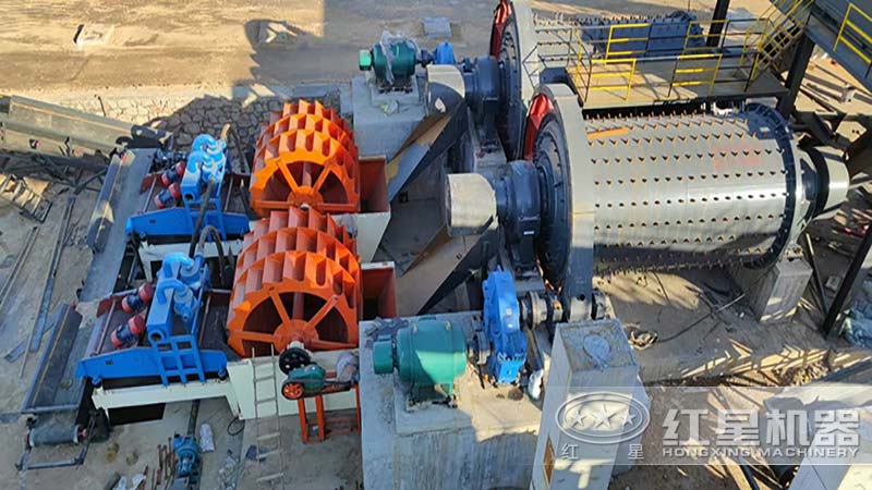 棒磨式制砂機現場
