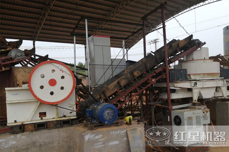 紅星尾礦制砂機現場