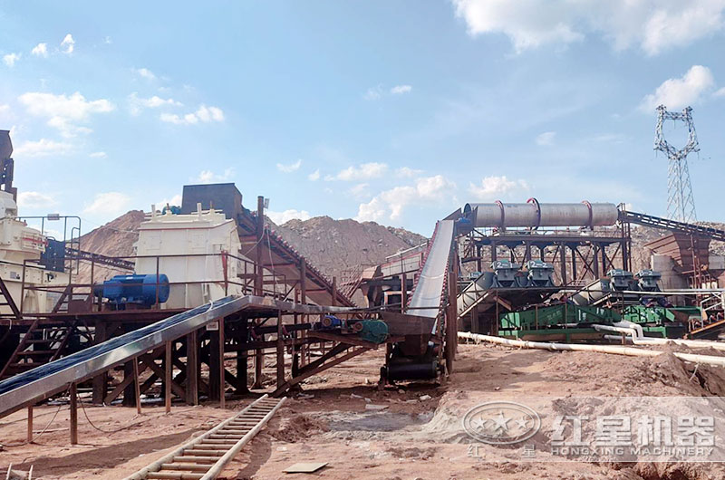 石灰石破碎生產線客戶現場