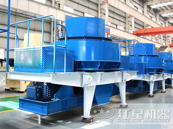 石英砂制砂機(jī)廠家車(chē)間展示