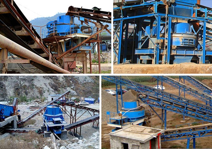 搭配不同制砂現場