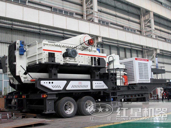 移動小型破碎供料機設備展示