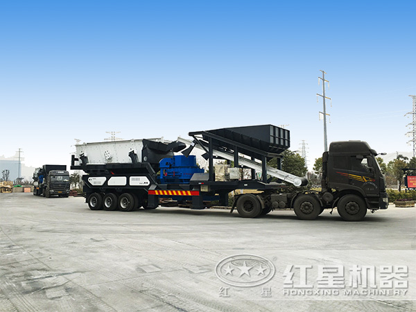 制砂機流動車小型砸石子機 制砂機流動車小型砸石子機