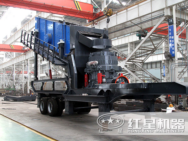 圓錐式粗碎移動破石機 圓錐式粗碎移動破石機