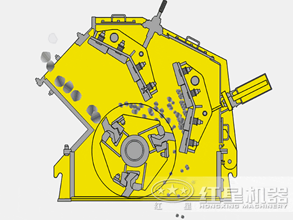 反擊式破碎機(jī)工作原理 反擊式破碎機(jī)工作原理