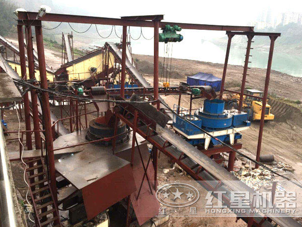 制砂生產線現場