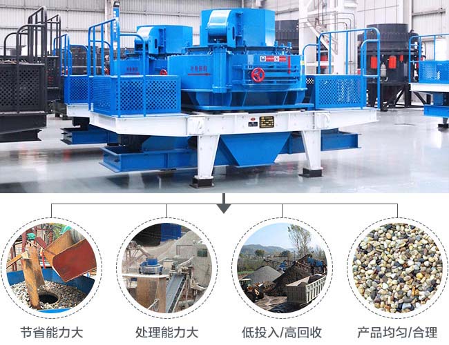 時產200噸混凝土制砂機性能優勢