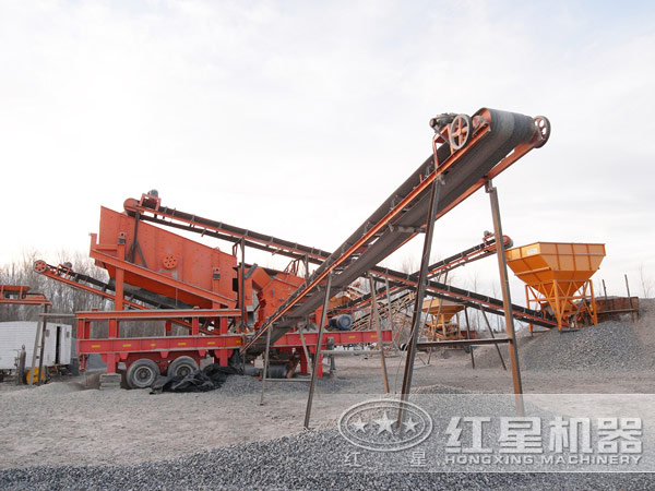 砂石骨料生產(chǎn)現(xiàn)場