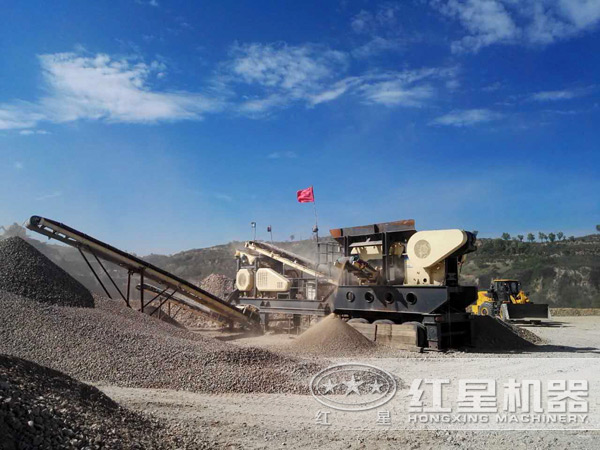 環保型流動打沙機生產現場