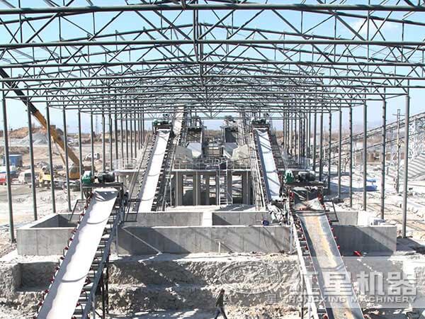 石粉生產現場實拍