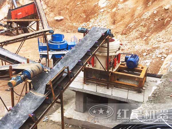 風化砂生產線客戶現場二