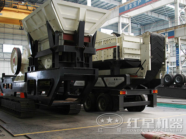 河南紅星一體化車載移動破沙機廠家 河南紅星一體化車載移動破沙機廠家
