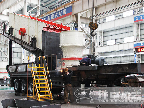 多組合車載移動破碎機