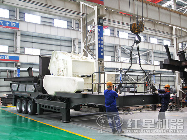移動反擊式破碎站廠家生產制造