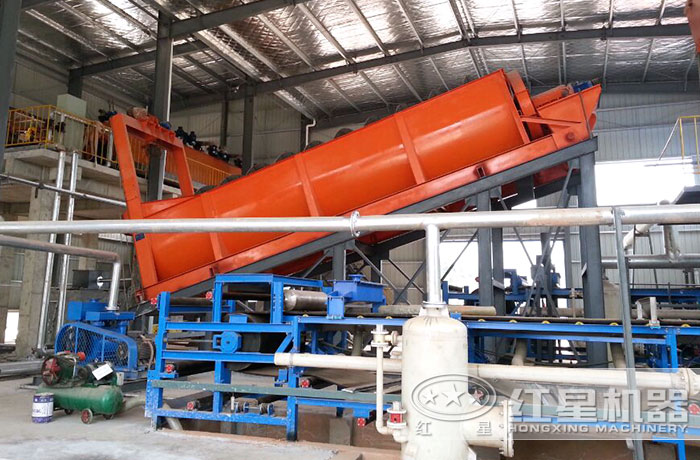 螺旋洗砂機洗砂現場 螺旋洗砂機洗砂現場