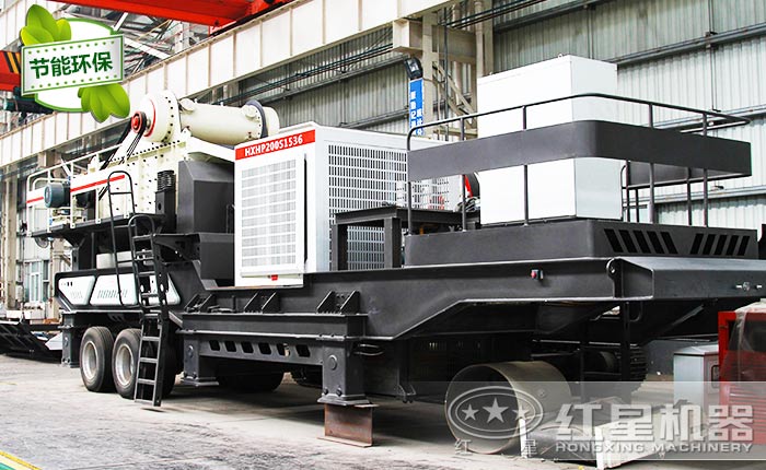 節能環保移動破石機械