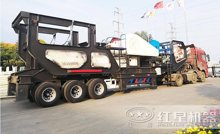 建筑垃圾移動破碎站發往廣東 建筑垃圾移動破碎站發往廣東