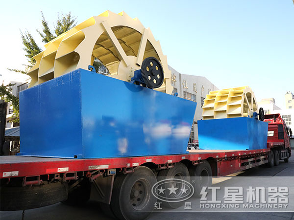 紅星洗砂機發往青海西寧 紅星洗砂機發往青海西寧