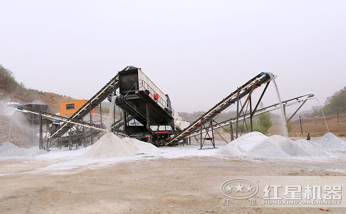 可移動破石機客戶現場