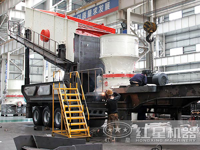 圓錐式汽車移動打石機 圓錐式汽車移動打石機