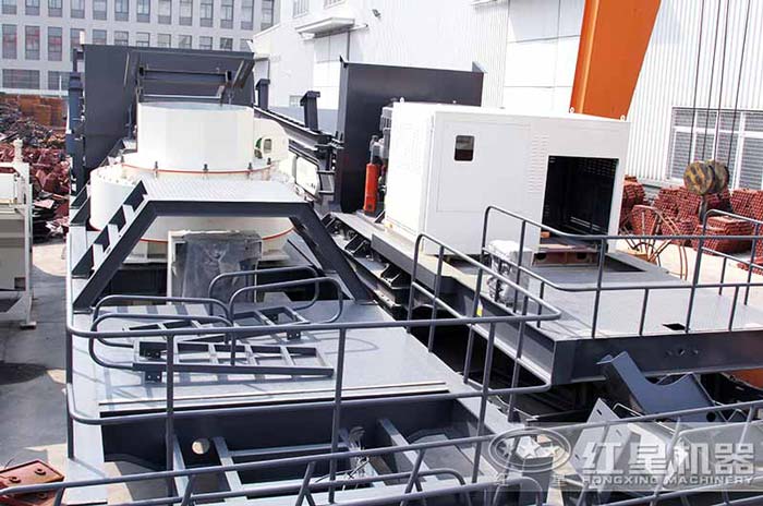 流動車載制沙機設備展示