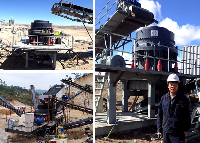 全液壓圓錐式破碎機客戶生產現場合集 全液壓圓錐式破碎機客戶生產現場合集