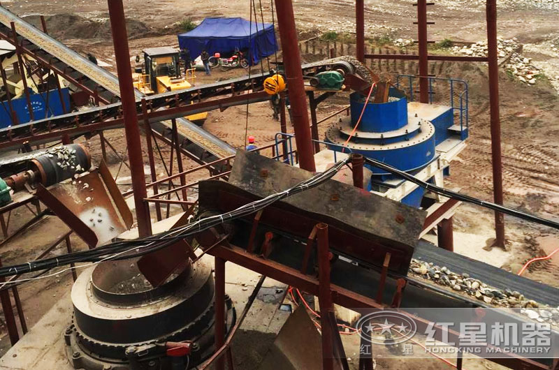 碎石機制砂客戶現場 碎石機制砂客戶現場