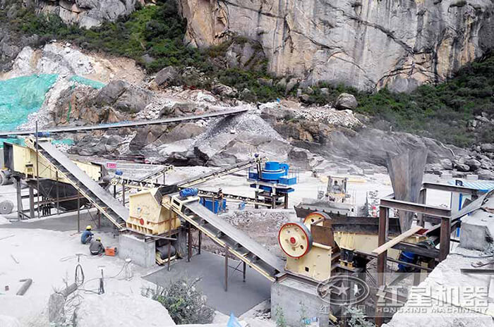 制砂機客戶作業現場