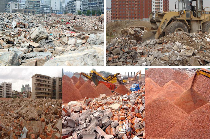 城市建筑垃圾廢料展示 城市建筑垃圾廢料展示