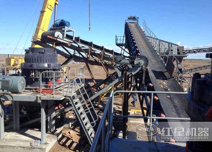 圓錐破碎機施工現場 圓錐破碎機施工現場