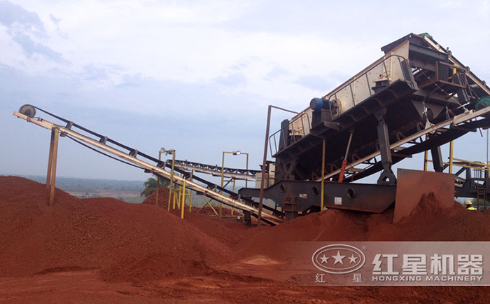 移動振動篩現(xiàn)場 移動振動篩現(xiàn)場