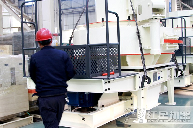 紅星機器河卵石打沙機生產車間