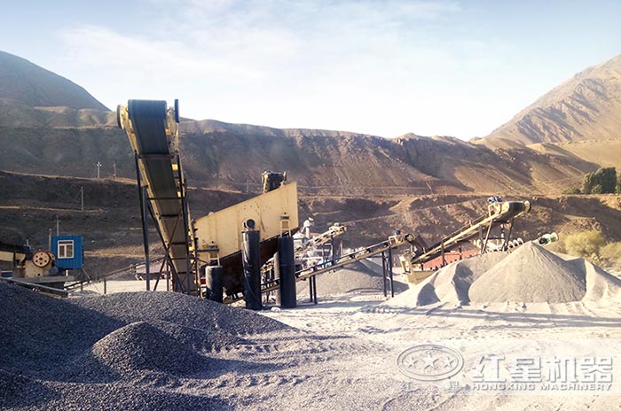 石灰石破碎現場