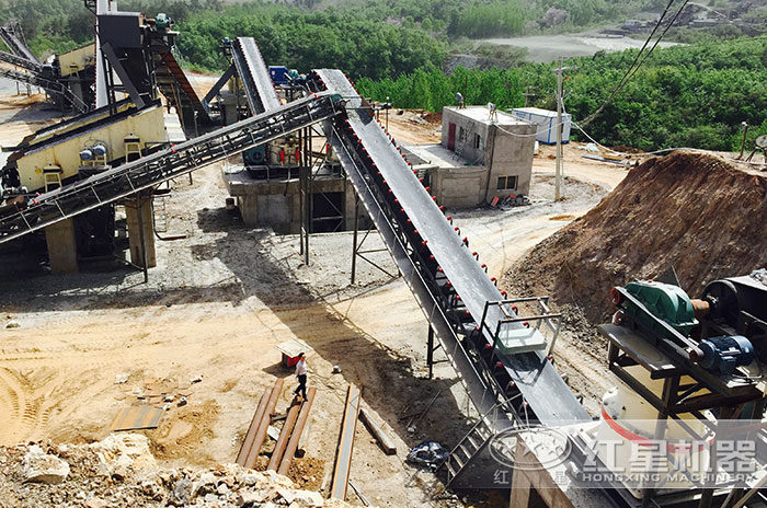 碎石廠生產加工現場