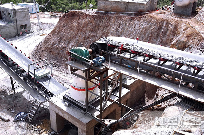 圓錐破碎機加工現場 圓錐破碎機加工現場