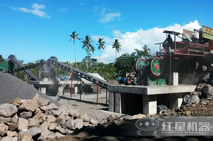 固定式破碎加工生產線需要基礎設施的輔助