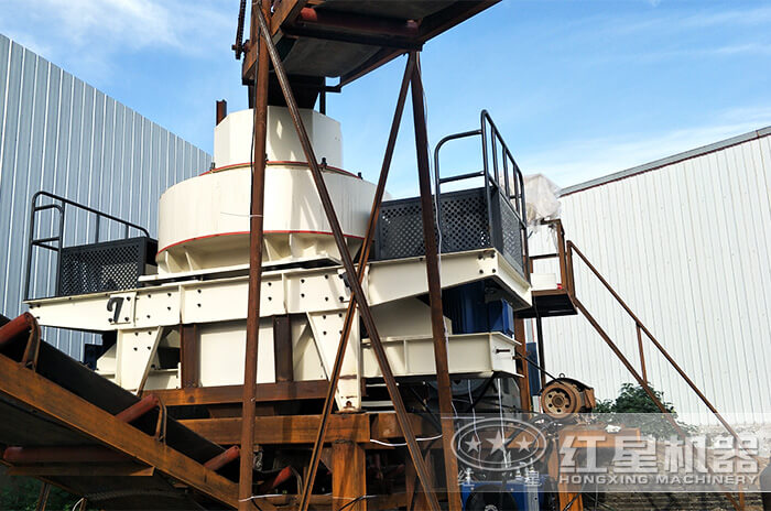 VSI石子整形機搭建現場 VSI石子整形機搭建現場